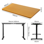 Levede Motorised Standing Desk Height 120cm Natural 800x 1.5MM-2018816928453365762