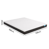 Dreamz Mattress Gel Memory Breathable Double - Front View