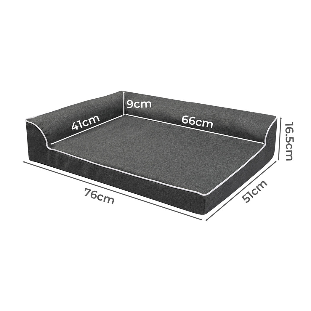 Pawz Orthopedic Dog Bed M Grey-2018816757749387266