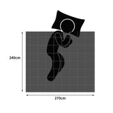 DreamZ Quilt Duvet Doona Microfibre Super King - Front View