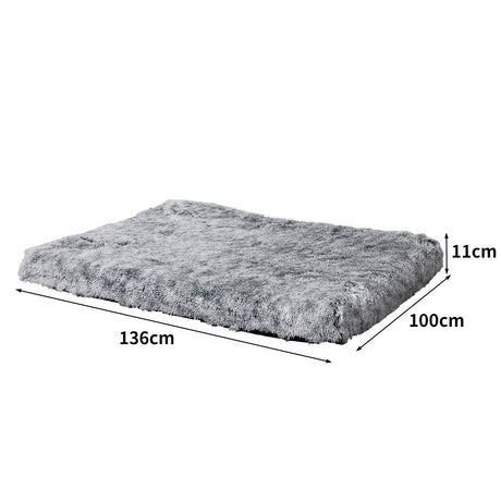 PaWz Dog Mat Pet Calming Bed Memory XL Charcoal X-Large-1954802548108038146