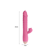Urway Rabbit Vibrator Licking Tongue Pink-2006733046639890434