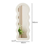 Yezi Full Length Mirror 1.6m Floor Standing - Front View