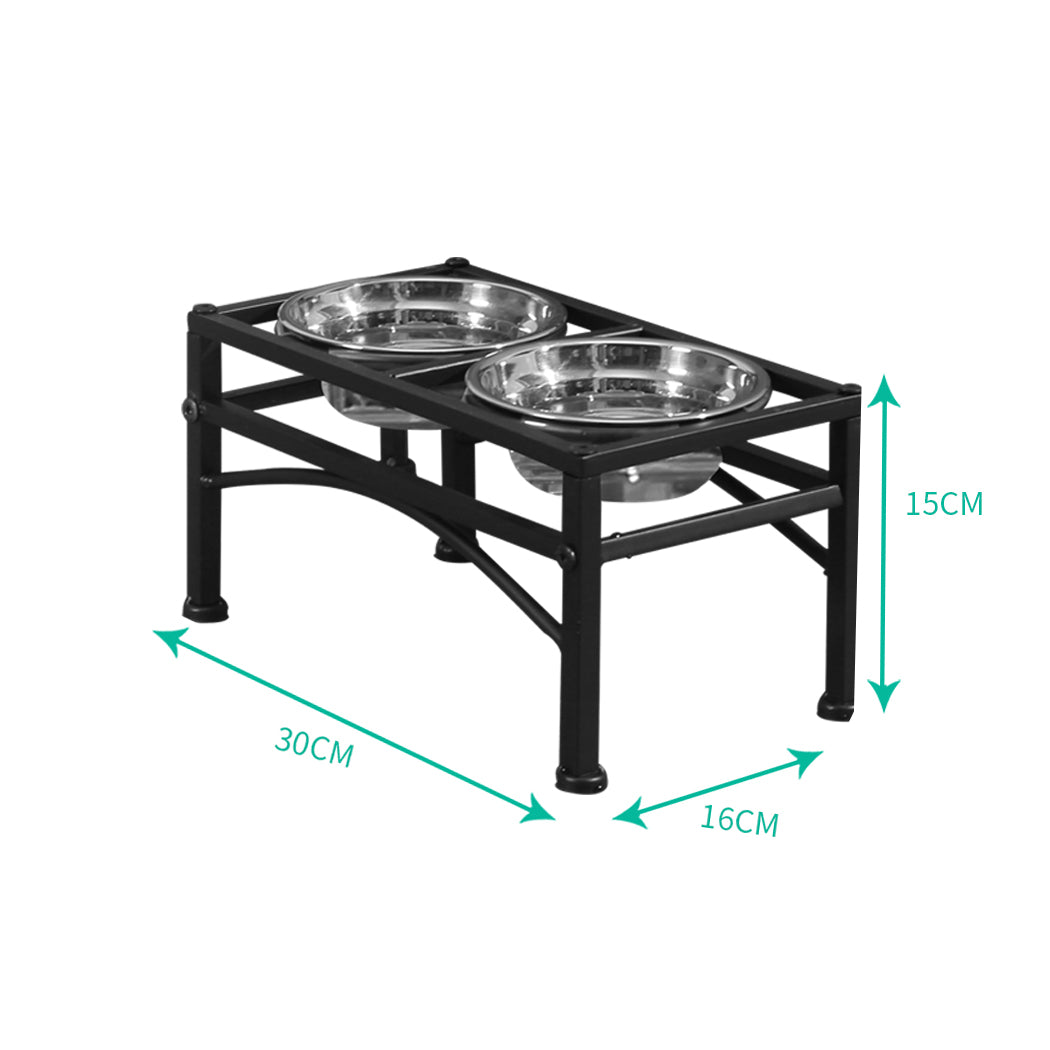 PaWz Dual Elevated Raised Pet Dog Feeder Small-2018816643177779202