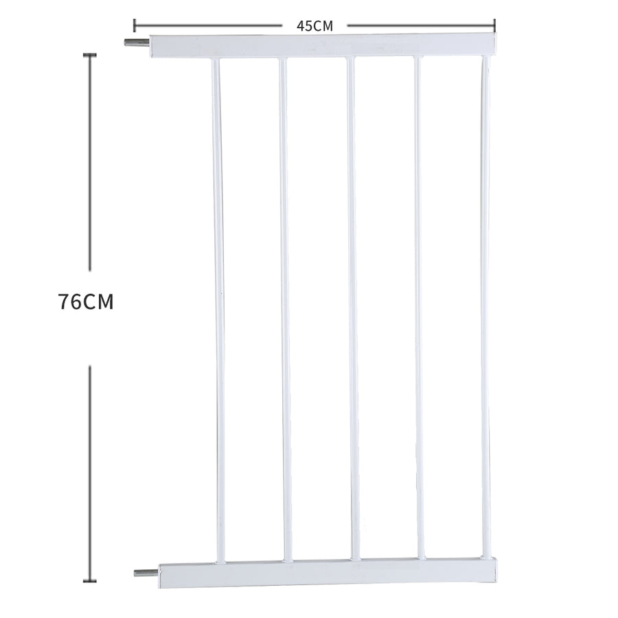 Levede Baby Safety Gate Adjustable Pet White 45cm Extension-2018816650576531458