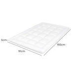 Dreamz Mattress Topper Pillowtop Cover Protector Single-2018816739843903490