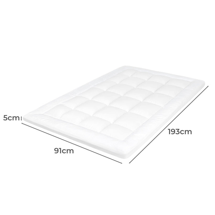 Dreamz Mattress Topper Pillowtop Cover Protector Single-2018816739843903490