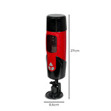 Urway Masturbation Cup Vibrating Pocket Red - Front View