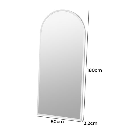 Yezi Floor Mirror Full Length Mirrors 1.8M White-2018816915190976514