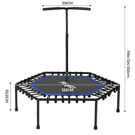 Centra 48" Mini Trampoline with Bungees-1954802484539166722