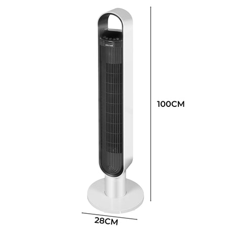 Spector Tower Fan Portable Oscillating White-2018816838137417730