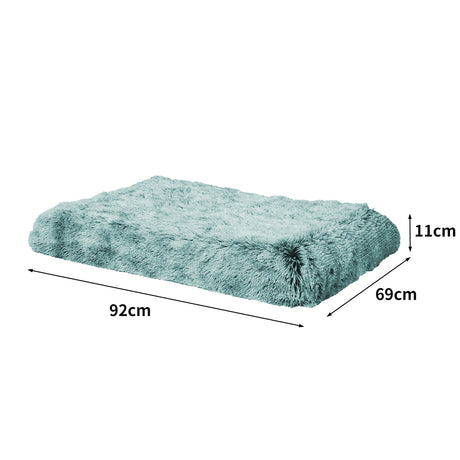 PaWz Dog Mat Pet Calming Bed Memory M Green Medium-1954802547059462146