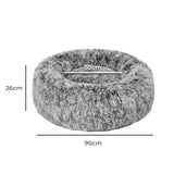 PaWz Replaceable Cover For Pet Bed Chacoal Cover Large - Front View