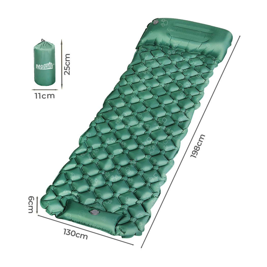 Mountview Sleeping Air Pad Inflat Camping Single-2018816690862821378