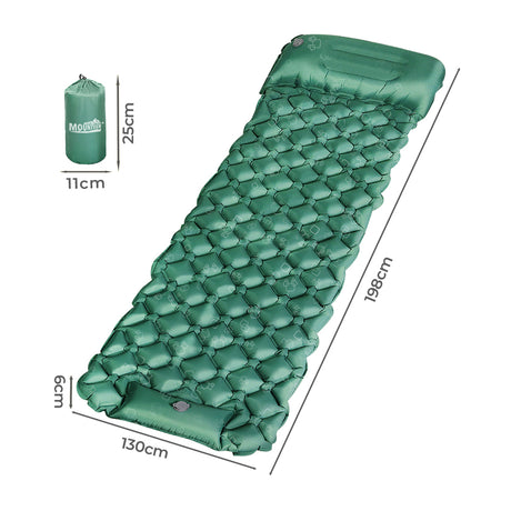 Mountview Sleeping Air Pad Inflat Camping Single-2018816690862821378