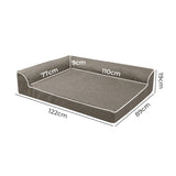 Pawz Orthopedic Dog Bed XXL Coffee - Front View
