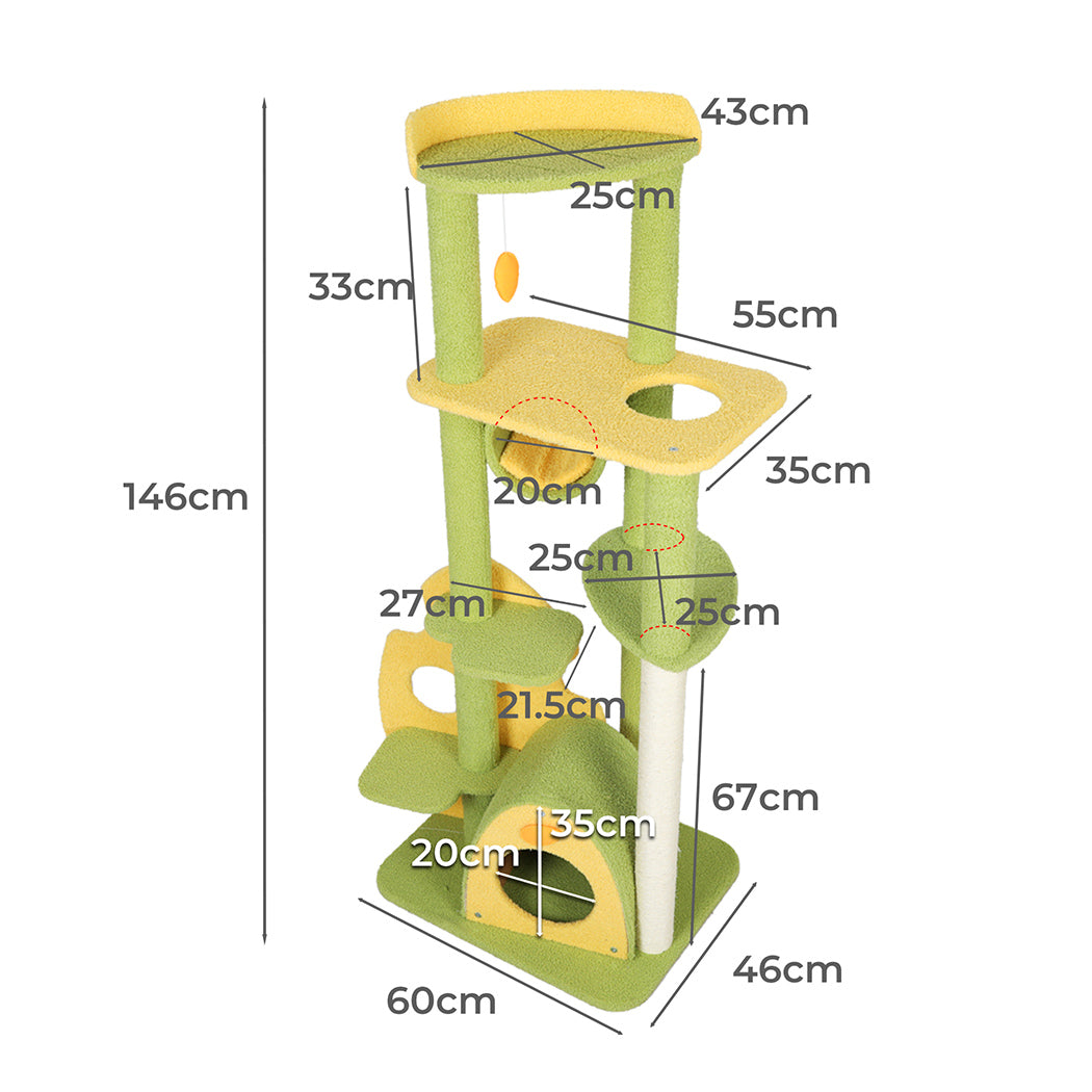 PaWz Cat Tree Kitten Furniture Condo-1954802568530104322