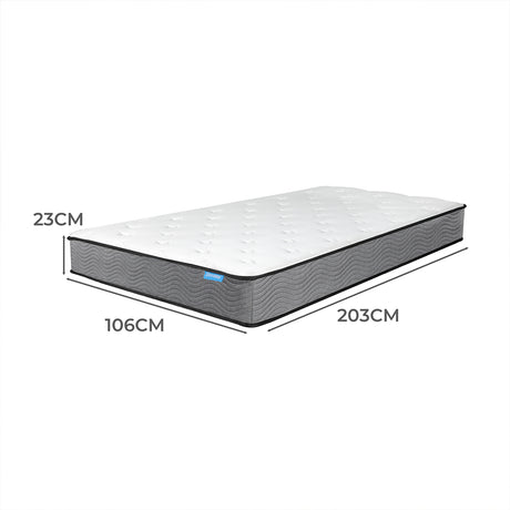 Dreamz Spring Mattress Pocket Bed Top King Single-1954802855676350466