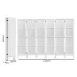 Levede 6 Panel Room Divider 170cm Freestanding Screen - Front View