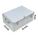 500 Discs Aluminium CD DVD Cases Bluray - Front View