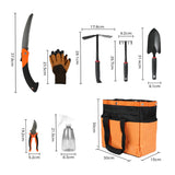 Lambu Gardening Hand Tools 7PC with Storage Bag-2018816711804981250