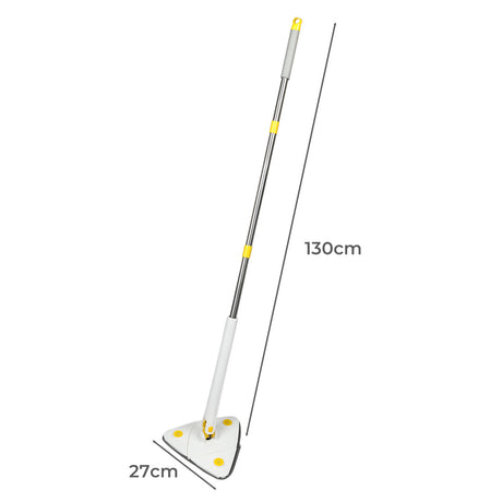 Cleanflo Spin Cleaning Mop 360? Rotatable White-2006733280585584642
