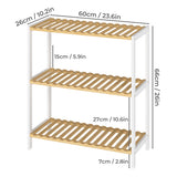 Levede Bamboo Storage Rack 3 Tier Shelf Shoe Organiser-2011971110433853441