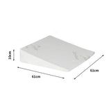 DreamZ Bedding Wedge Pillow Memory Foam White 10-2006733150675406850