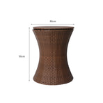 Levede Cooler Ice Bucket Table Bar Outdoor Brown-2018816888301293570