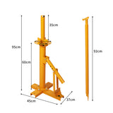 Manan Manual Tyre Changer Tire Changer Yellow - Front View