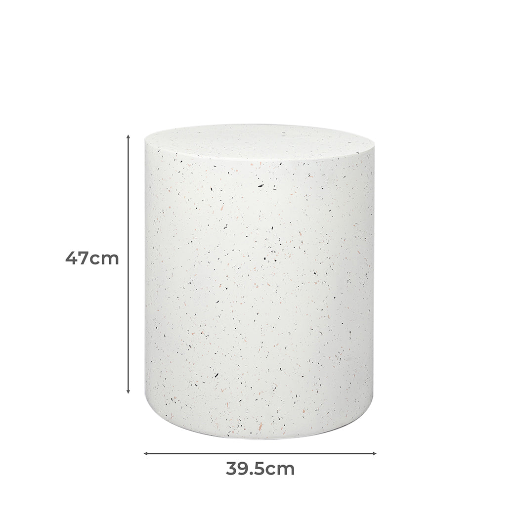 Levede Side Table Terrazzo Round End-1954802995338285058