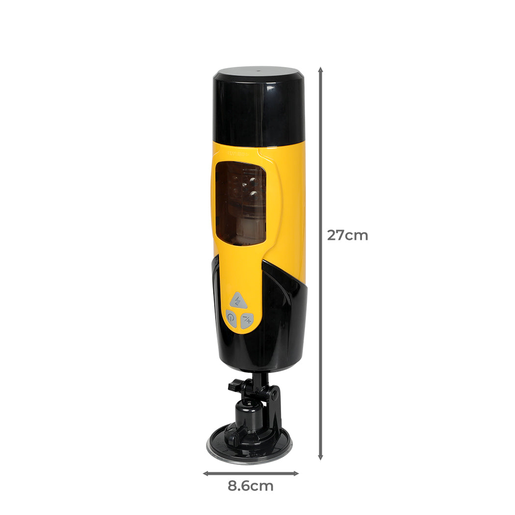 Urway Masturbation Cup Vibrating Pocket Yellow-1954802636633018370