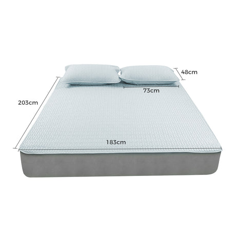 DreamZ Latex Cooling Bed Sheet Set Fitted 3PCS King-1954802917701718018