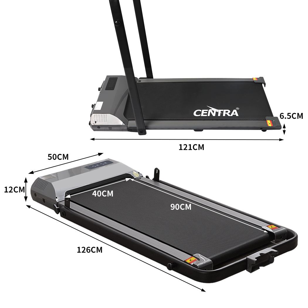 Centra Electric Treadmill Under Desk Grey-2018816925769011202