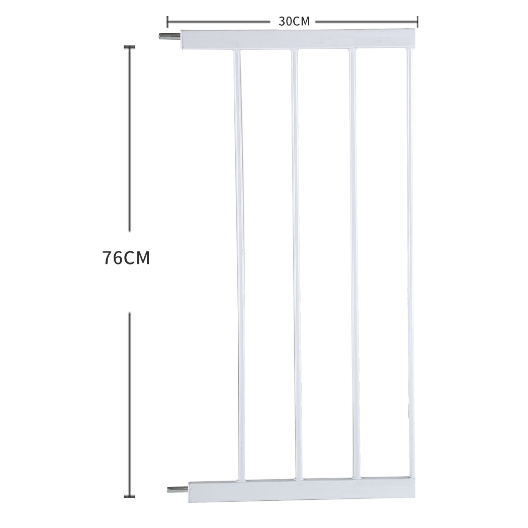 Levede Baby Safety Gate Adjustable Pet White 30cm Extension-2006733311694737410