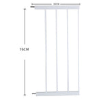 Levede Baby Safety Gate Adjustable Pet White 30cm Extension-2006733311694737410