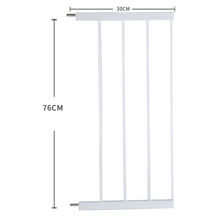 Levede Baby Safety Gate Adjustable Pet White 30cm Extension-2006733311694737410