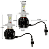 4 Side Cree LED Car Headlight 160W 2500LM - Front View