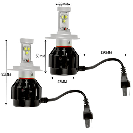 4 Side Cree LED Car Headlight 160W 2500LM-1954802586309758978
