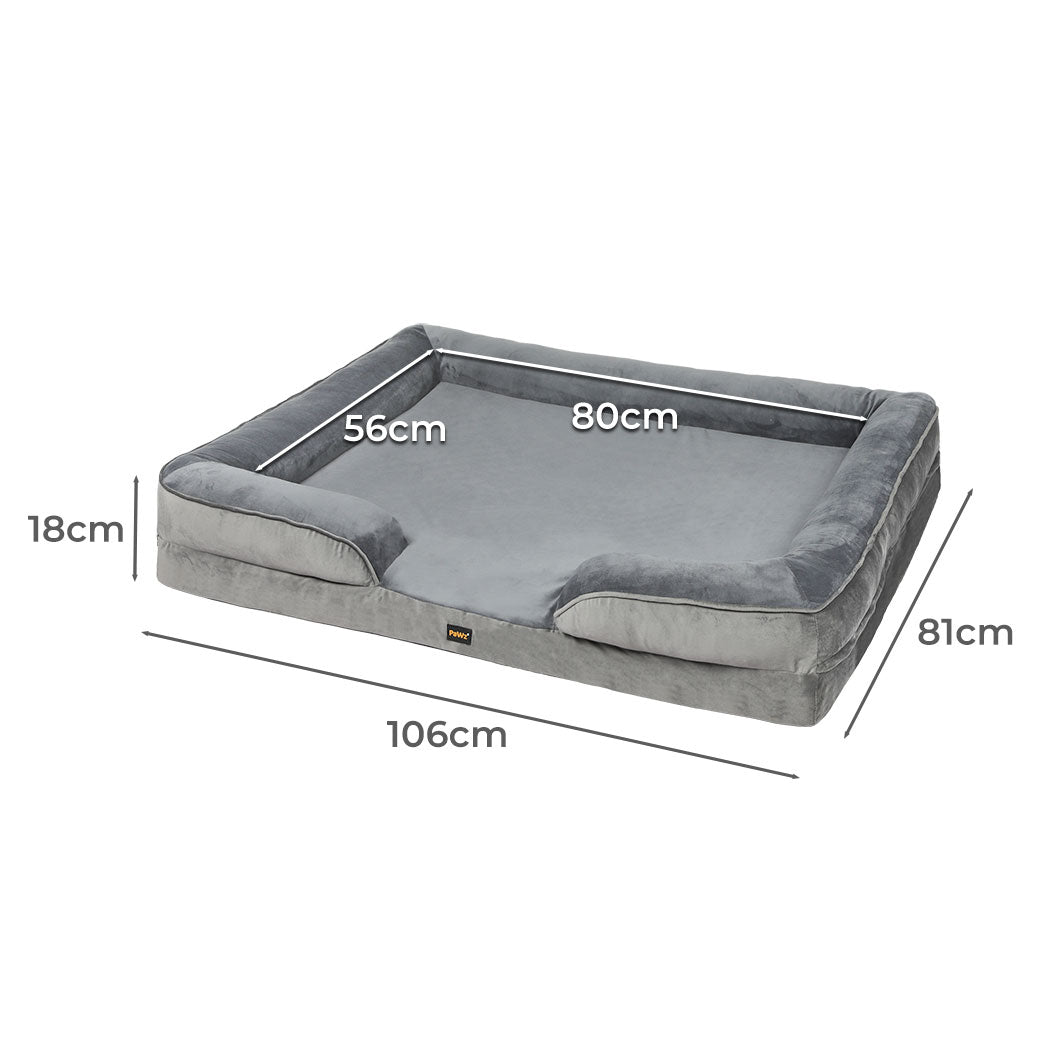PaWz Memory Foam Pet Sofa Bed Cushion XL X-Large-1954802562192510978