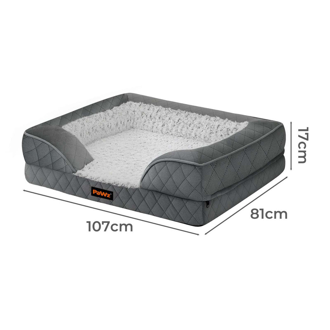Pawz Orthopedic Memory Foam Pet Bed Dog Washable Mat-2006733392577695746