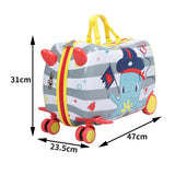 BoPeep Kids Ride On Suitcase Children - Front View