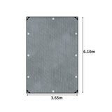 Manan Tarp Tarpaulin 200GSM Camping 3.65mx6.10m - Front View