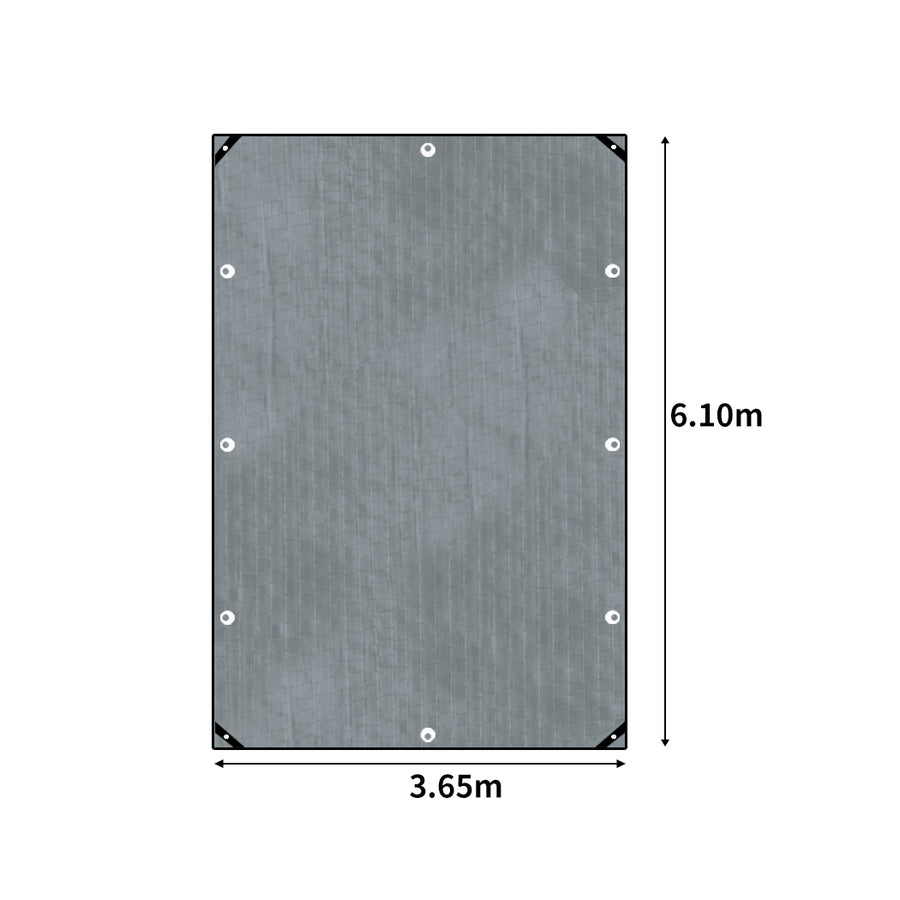 Manan Tarp Tarpaulin 200GSM Camping 3.65mx6.10m-2018816766683254786