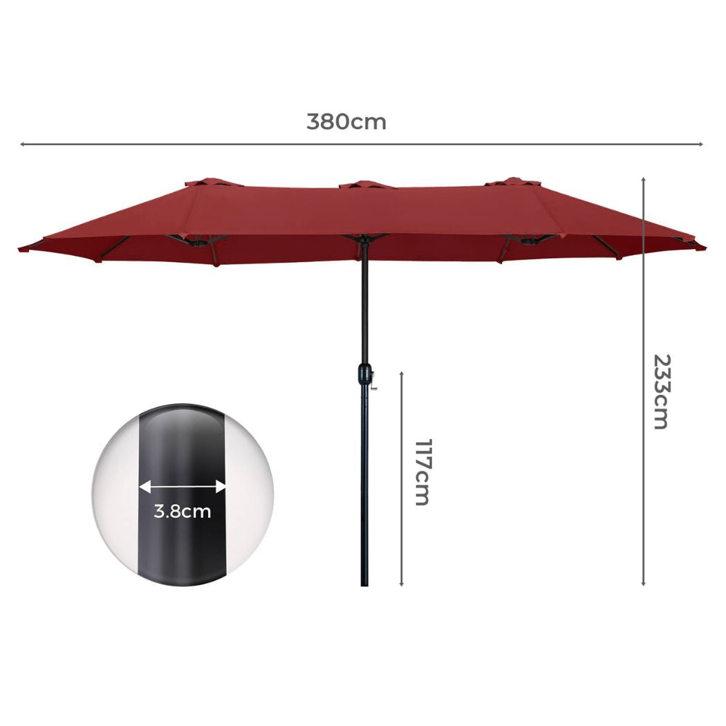Mountview Big Parasol Patio Umbrella Outdoor Garden-2011971131136937986