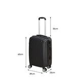 Slimbridge 24" Luggage Suitcase Code Black-2006732912610906114