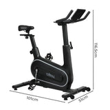 Centra Electromagnetic Spinning Bike with Lights - Front View