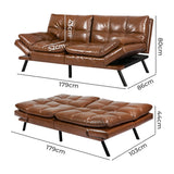 Levede Sofa Bed Futon Recliner Lounge - Front View