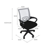 2x Levede Office Chair Gaming Computer Grey-2006733144815964162