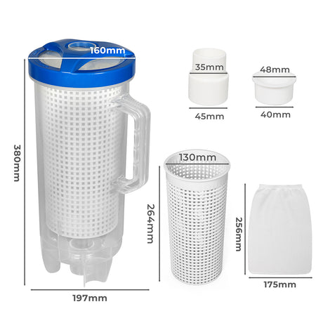 Traderight Pool Leaf Canister Suction L Large-1954802497461817346